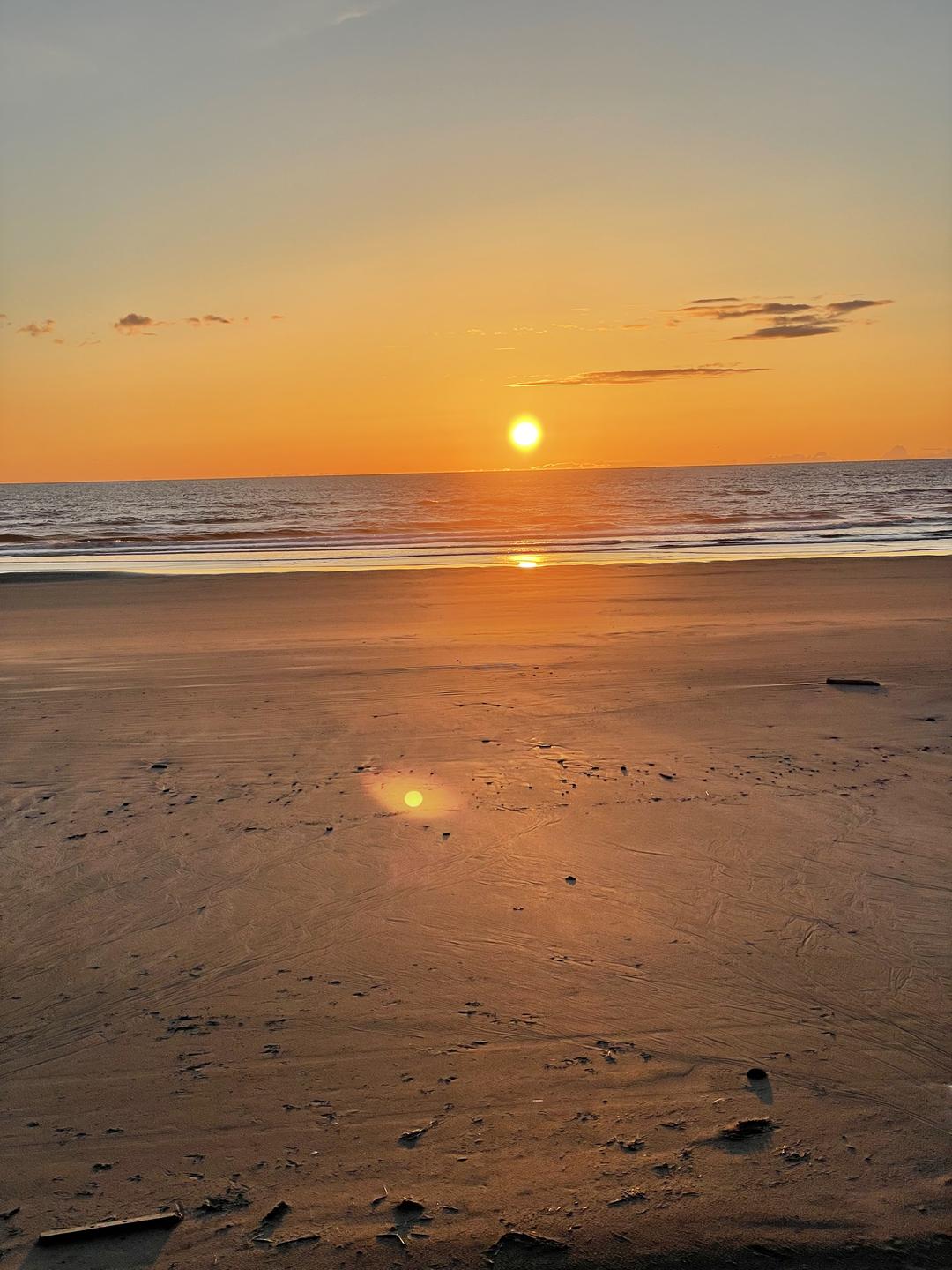 Evening’s Golden Reflection